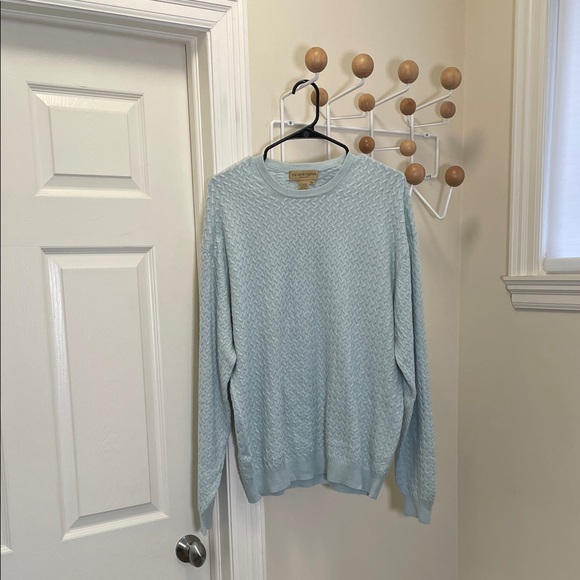 Tricots St Raphael Other - Tricots St Raphael - Silk Cashmere Blend Long Sleeve Sweater - Blue - XL